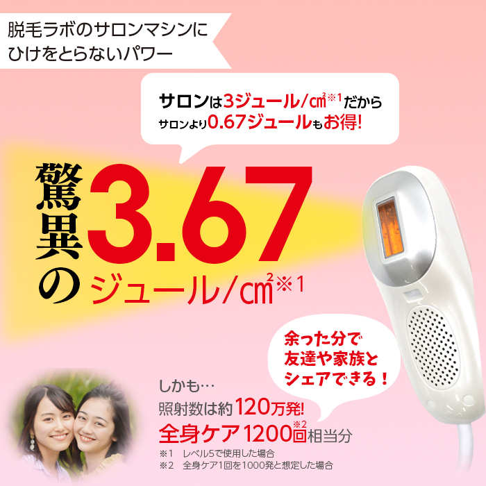 TOP1.com本店 ⁄ 脱毛ラボ DL006 Datsumo Labo Pro Edition ピンク 正規品