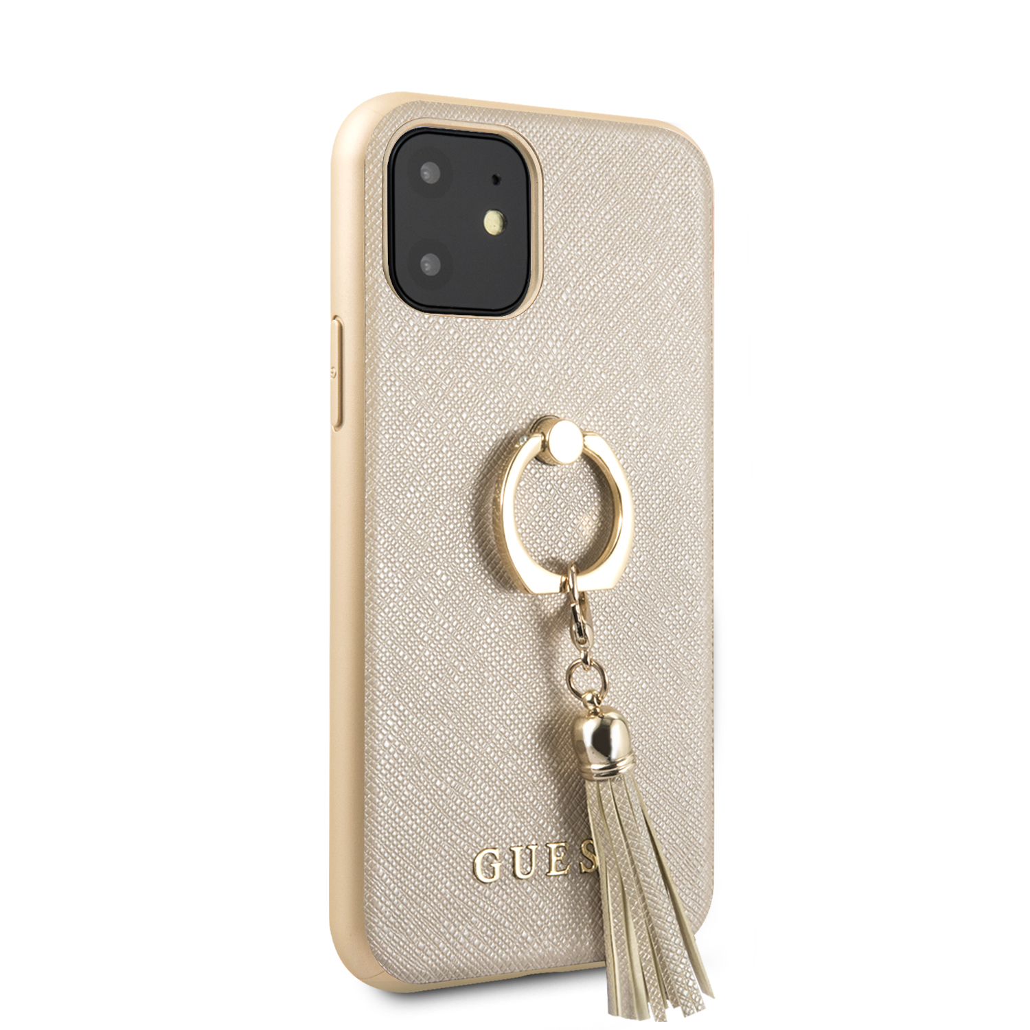 Top1 Com 本店 Guess ゲス Iphone 11 背面ケース リングスタンド付き Iphone アイフォン Iphone 11ケース カバー ブランド公式品 メンズ レディース アパレル 高級 エアージェイ