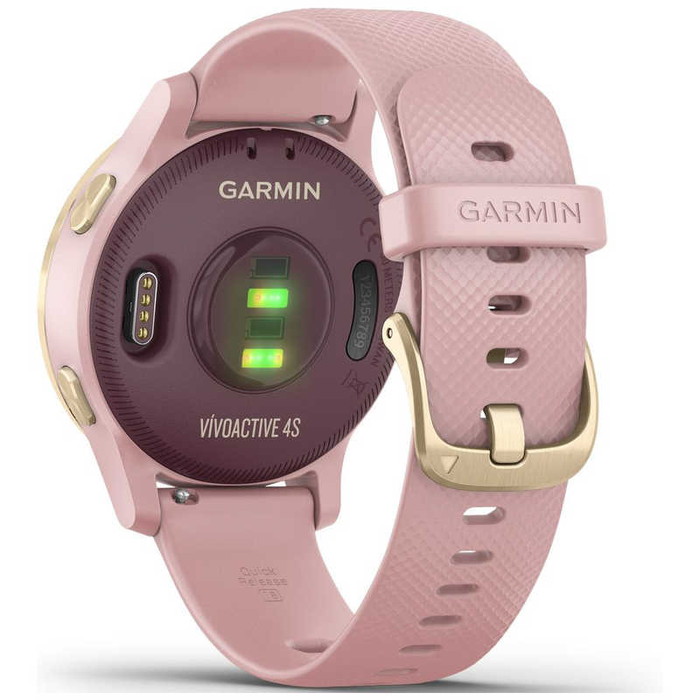 GARMIN ガーミン VIVO Active 4S Dust Rose Light Gold ピンク GPS  スマートウォッチ Suica ランニング スポーツ トレーニング ヨガ 水泳 ヘルスケア 健康 音楽