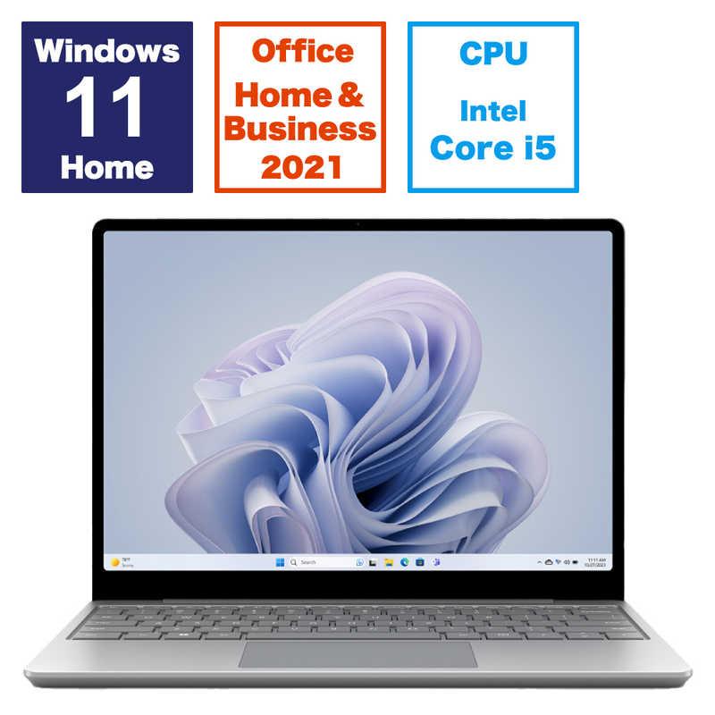 TOP1.com【本店】 / Microsoft マイクロソフト Surface Laptop Go 3 i5 メモリ8GB SSD128GB  プラチナ 12.4型 モバイルノートパソコン Office Home ＆ Business 2021 搭載 XJB-00004