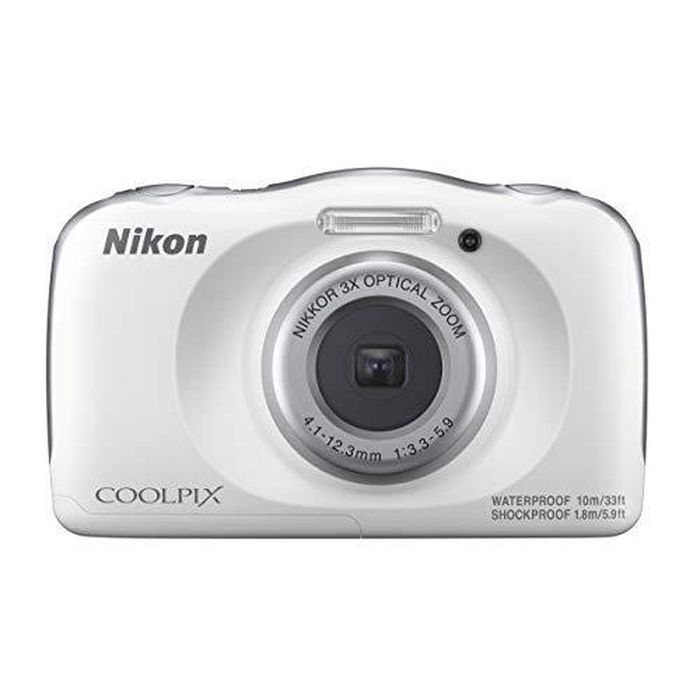 Top1 Com Dx ニコン Coolpix W150 クールピクス 防水 コンパクトデジタルカメラ ホワイト コンデジ 軽量 小型 自撮り 防水カメラ 水中モード 旅行 海水浴 プール Nikon